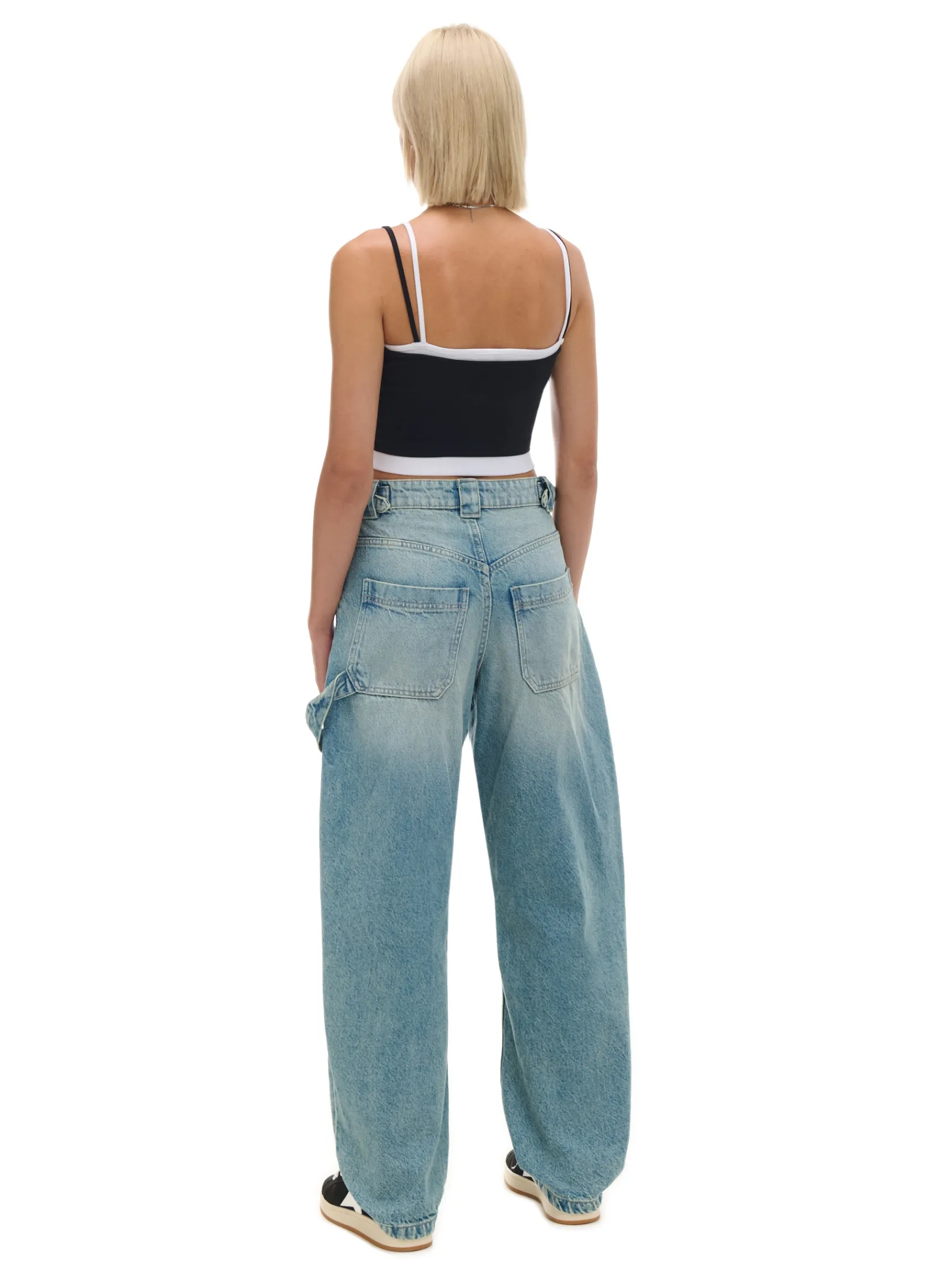 Online Cropp Jeansy skater niebieski