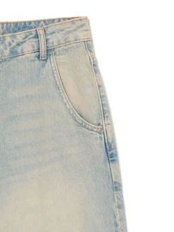 Sale Cropp Jeansy skater w stylu vintage niebieski