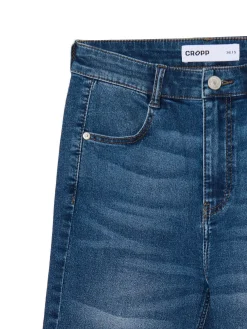 New Cropp Jeansy skinny z kieszeniami niebieski
