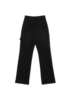 Sale Cropp Jeansy straight w stylu retro czarny