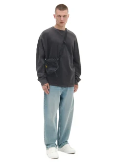 New Cropp Jeansy super baggy niebieski