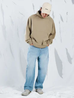 New Cropp Jeansy super baggy niebieski