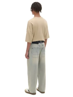 Fashion Cropp Jeansy super baggy retro niebieski