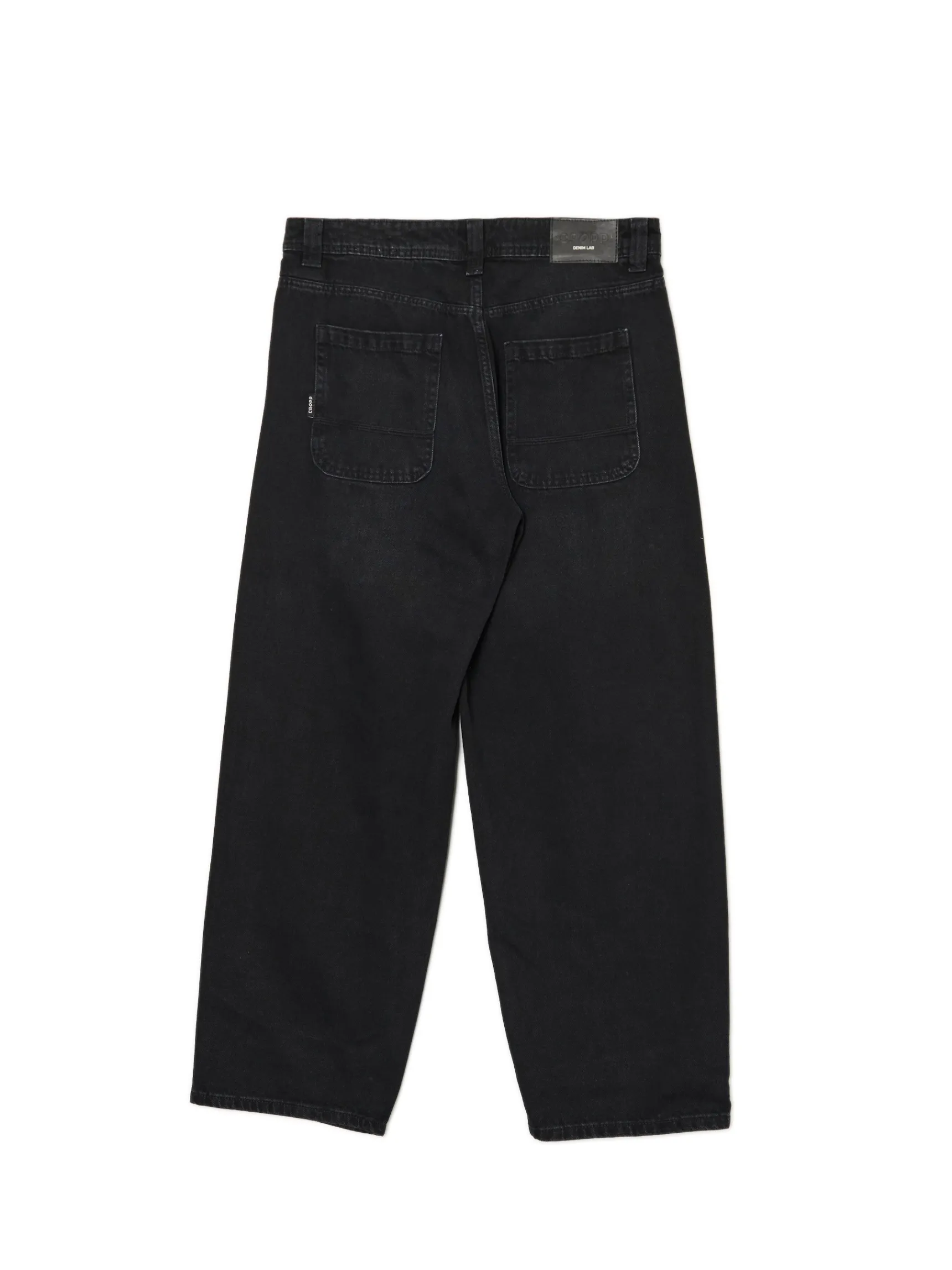 Fashion Cropp Jeansy super baggy z przetarciami czarny