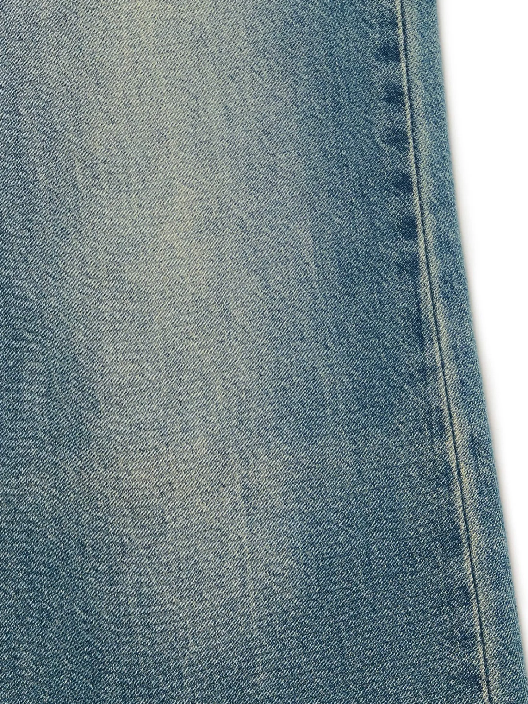 Clearance Cropp Jeansy wide leg PETITE niebieski