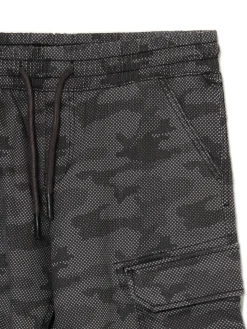 New Cropp Joggery cargo z nadrukiem moro szary