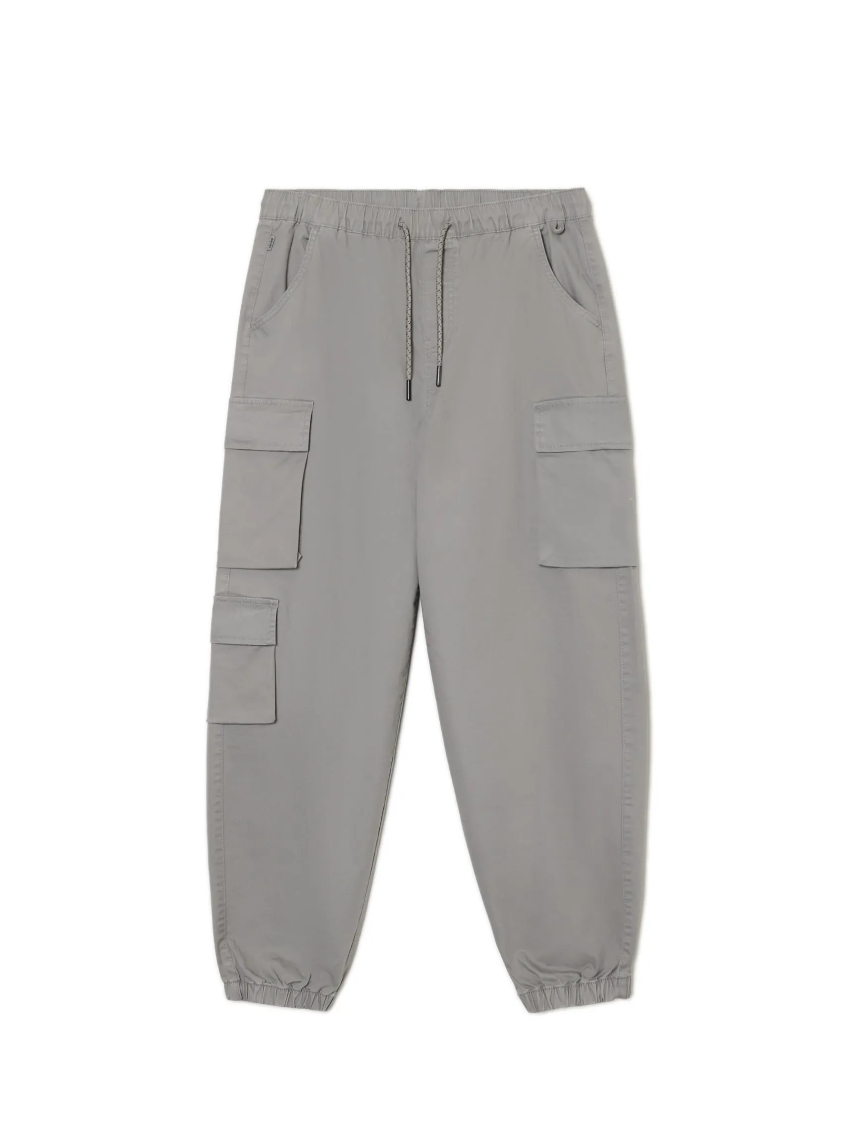 Sale Cropp Joggery loose z kieszeniami cargo szary