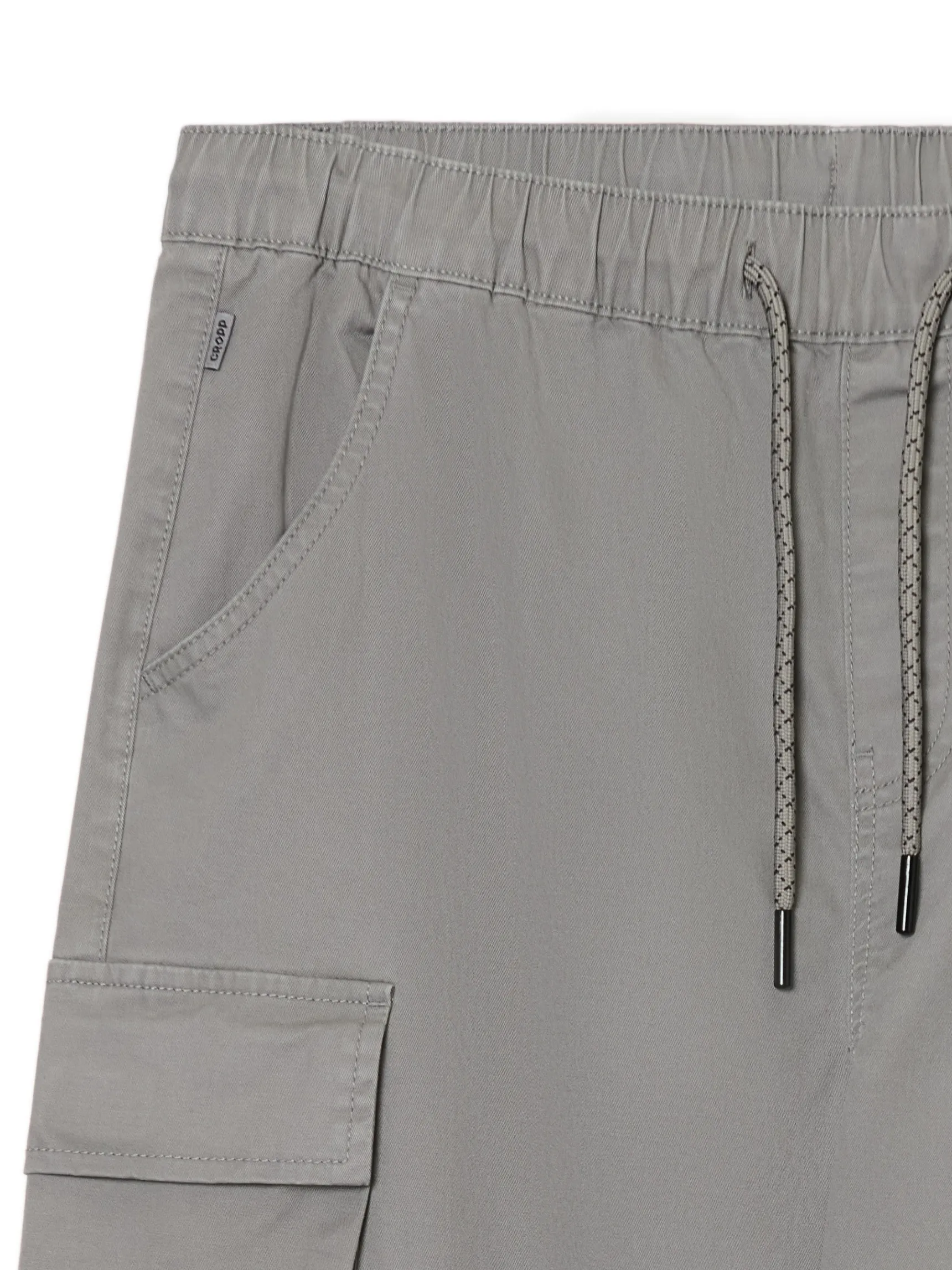Sale Cropp Joggery loose z kieszeniami cargo szary