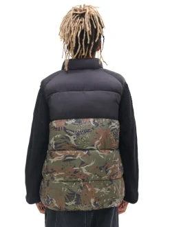 Best Cropp Kamizelka z militarnym wzorem zielony