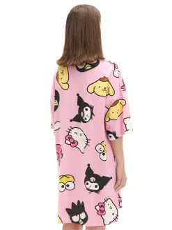 Outlet Cropp Koszula nocna Hello Kitty & Friends różowy