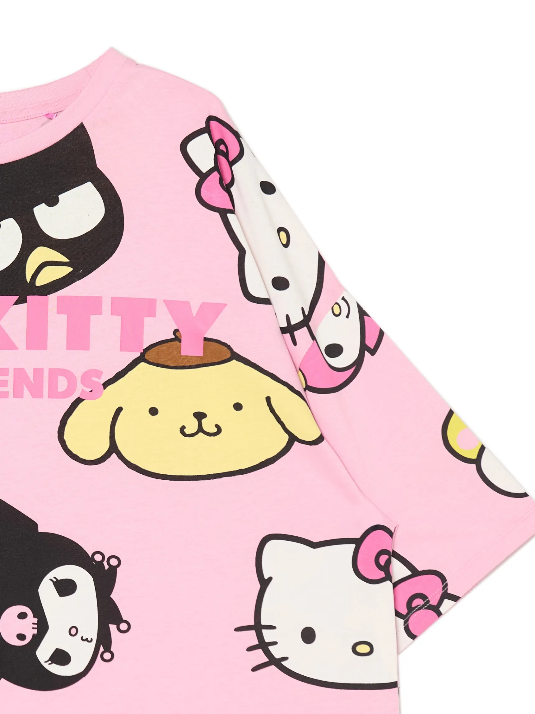 Outlet Cropp Koszula nocna Hello Kitty & Friends różowy