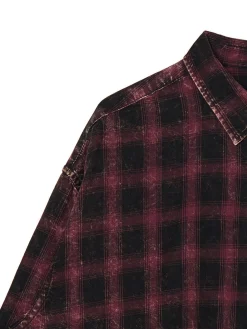 New Cropp Koszula oversize w kratę czarny