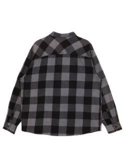Clearance Cropp Koszula w kratę z kieszonką surowygranatowy