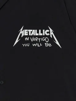 New Cropp Koszula z printem Metallica czarny