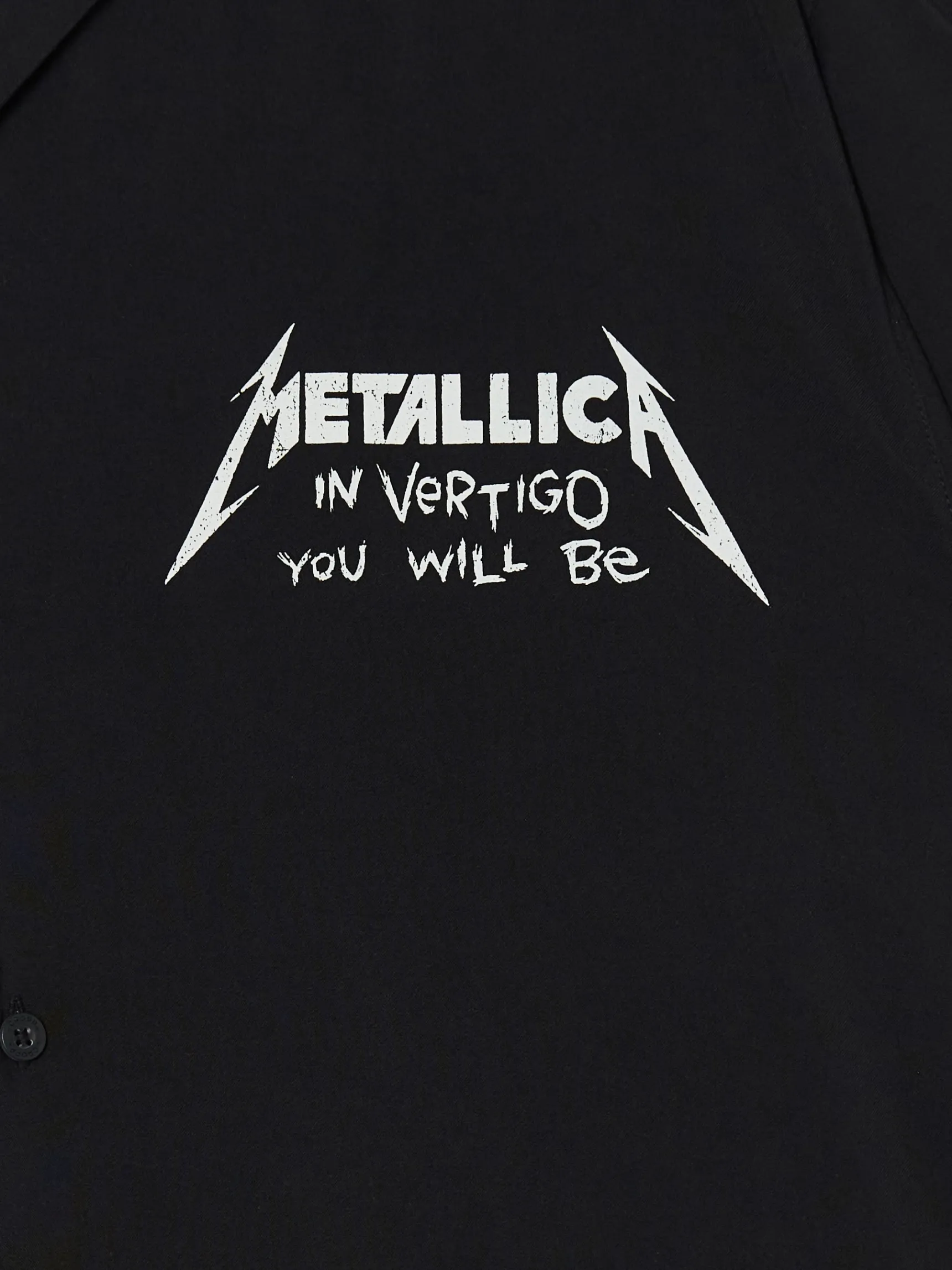 New Cropp Koszula z printem Metallica czarny