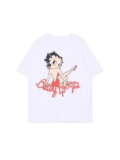 Sale Cropp Koszulka Betty Boop UNISEX biały