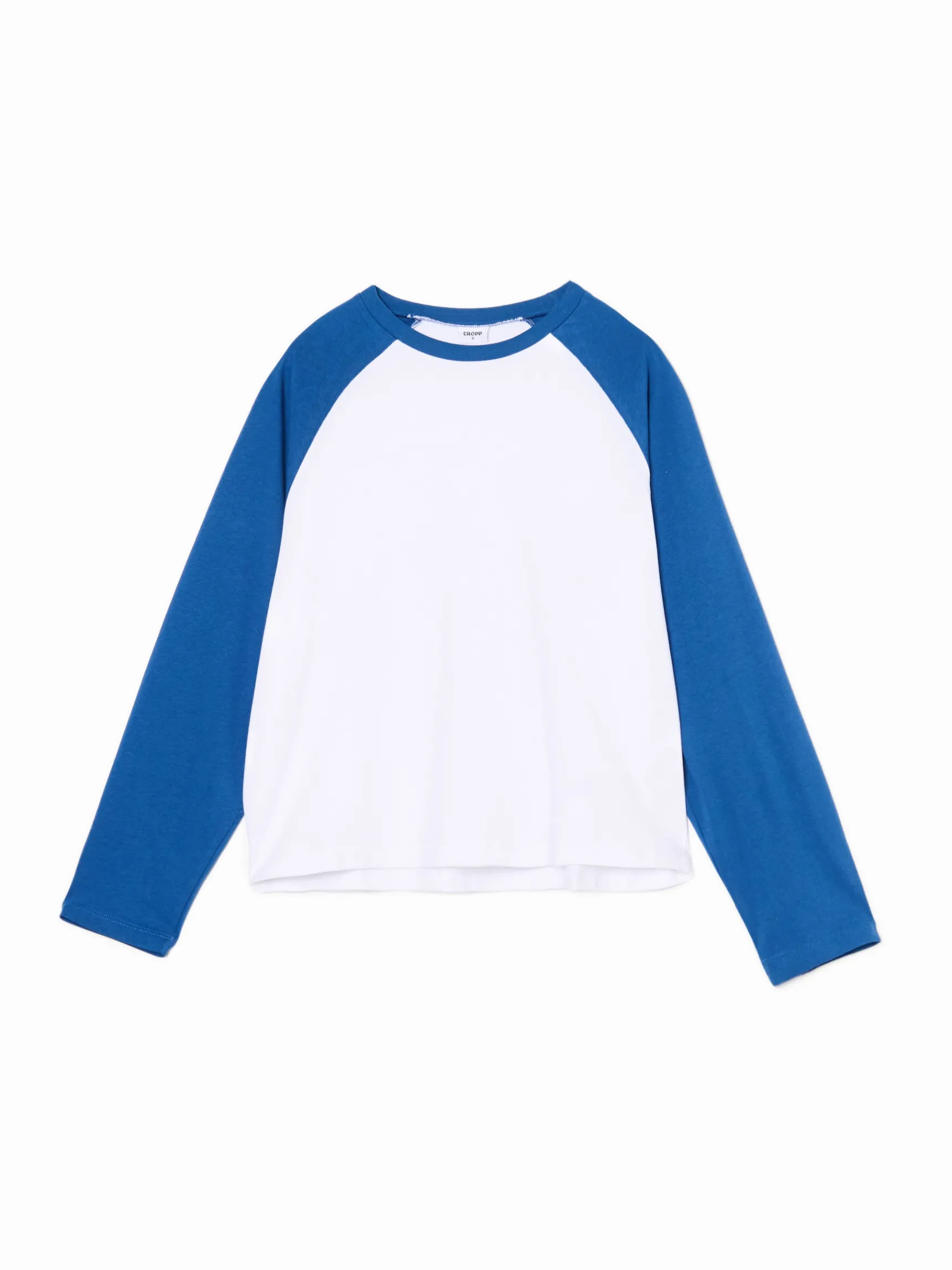 Hot Cropp Koszulka longsleeve z mi rękawami niebieski