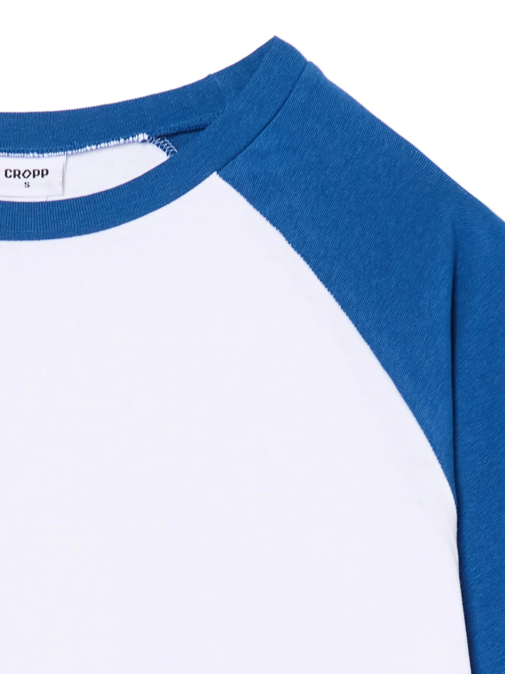 Hot Cropp Koszulka longsleeve z mi rękawami niebieski