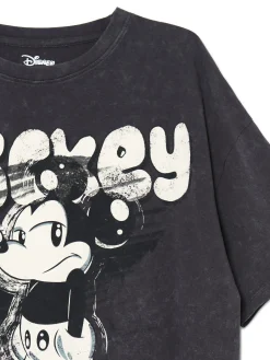 Discount Cropp Koszulka Mickey Mouse UNISEX szary