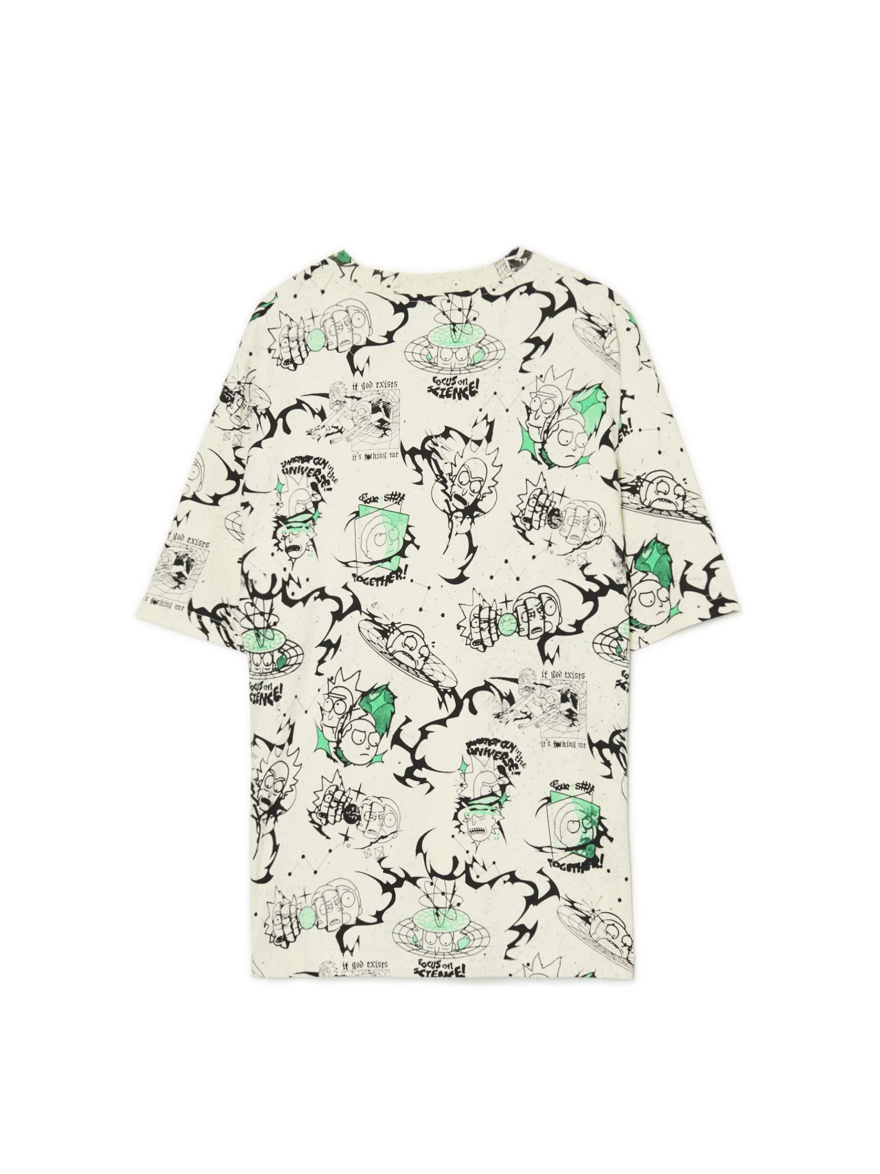 Hot Cropp Koszulka Rick i Morty niebieski