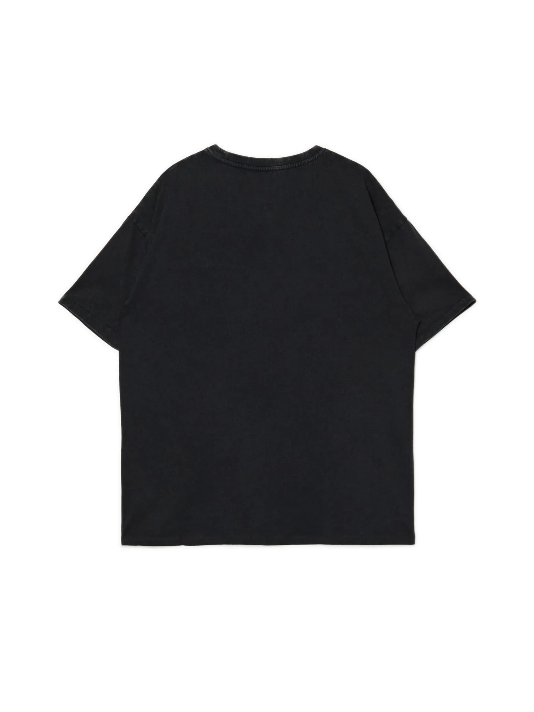 New Cropp Koszulka z motylem UNISEX szary