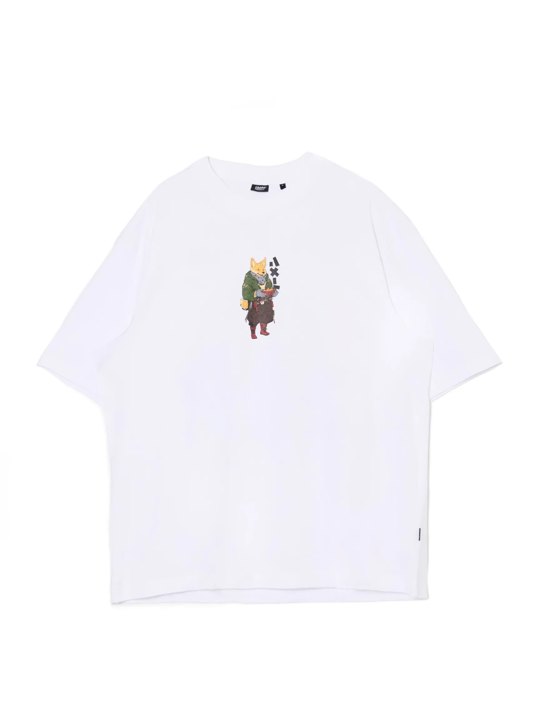 Clearance Cropp Koszulka z motywem ramen lover biały