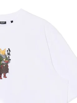 Clearance Cropp Koszulka z motywem ramen lover biały