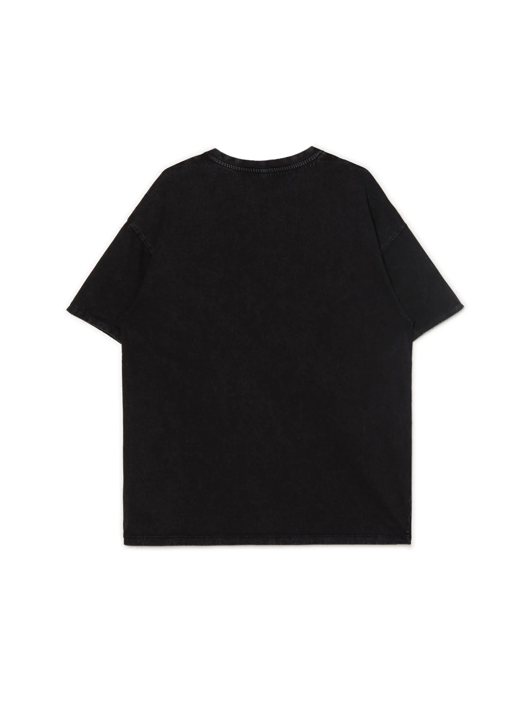 Discount Cropp Koszulka z motywem twarzy UNISEX czarny