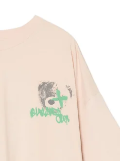 Fashion Cropp Koszulka z napisem w stylu graffiti kremowy