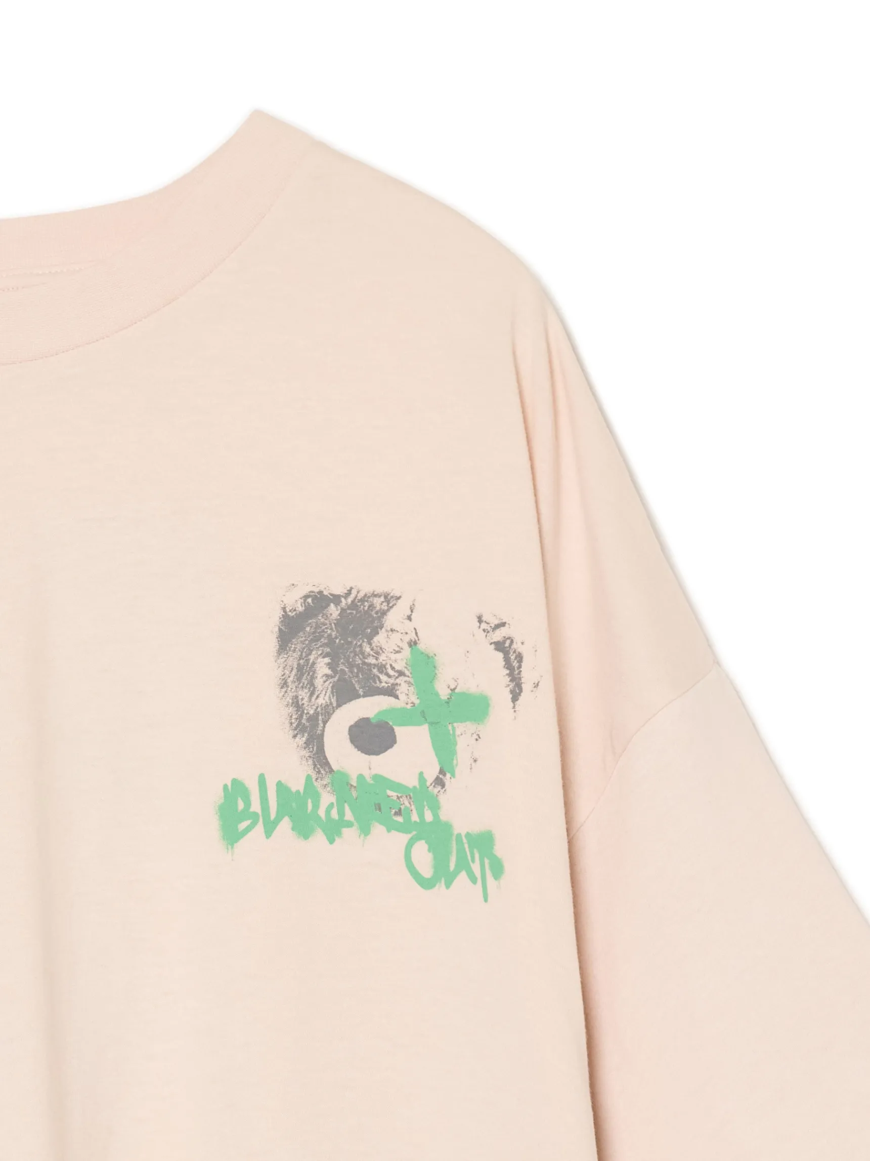 Fashion Cropp Koszulka z napisem w stylu graffiti kremowy