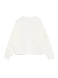Sale Cropp Kremowa bluza z naszywkami kremowy