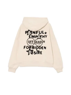 Best Cropp Kremowa bluza ze sloganem kremowy