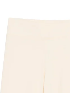Best Cropp Kremowe dresy typu flare kremowy