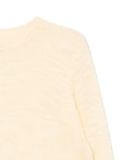 Online Cropp krótki sweter kremowy
