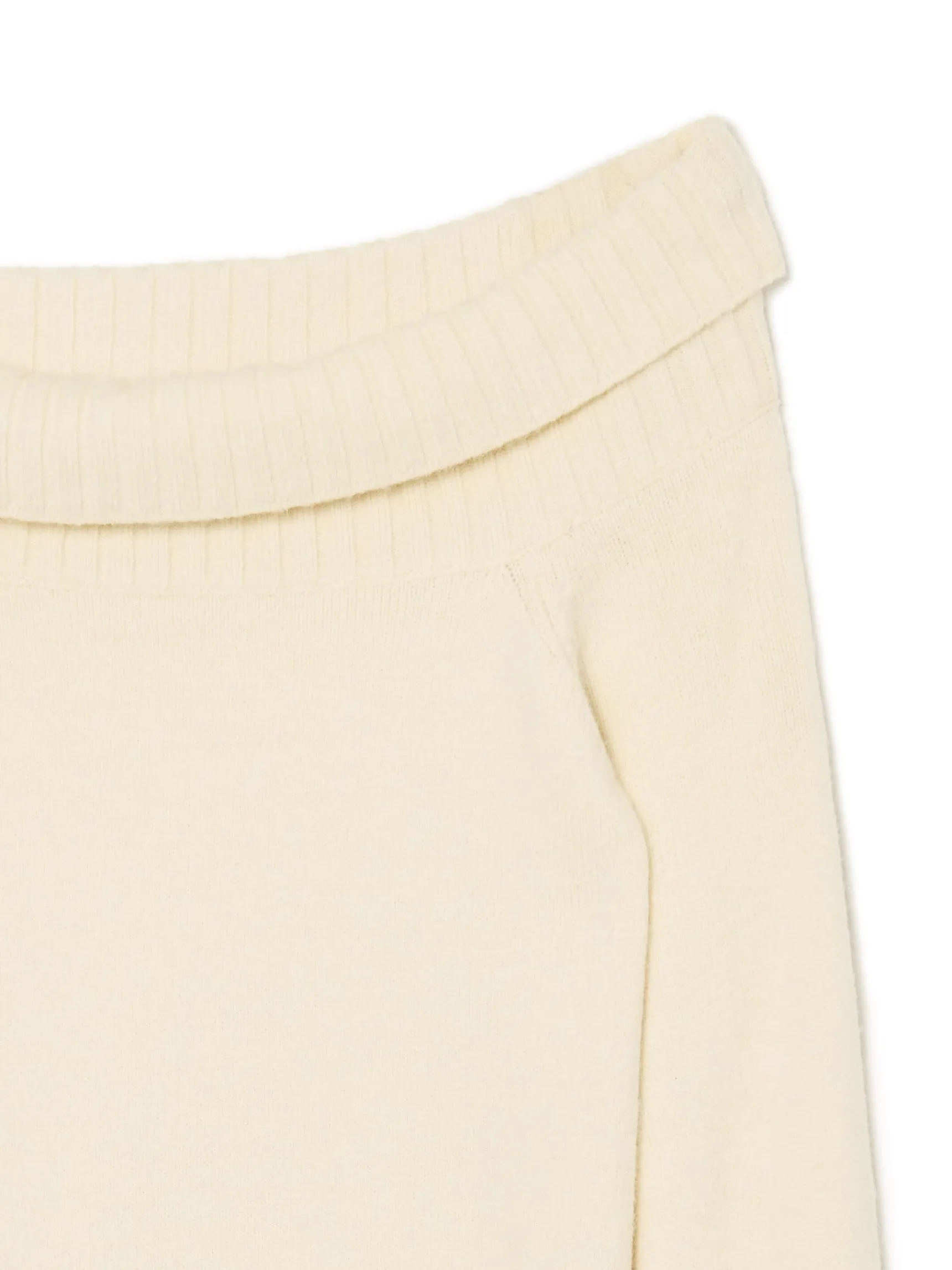 Clearance Cropp sweter typu carmen kremowy