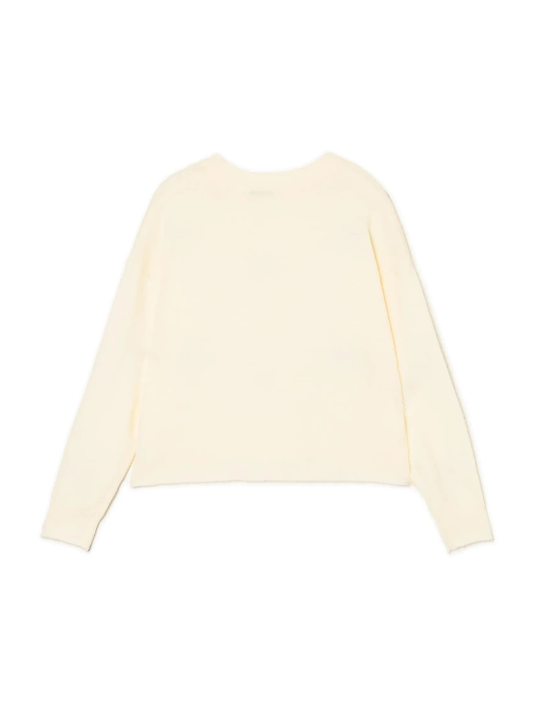 Fashion Cropp sweter z kokardkami kremowy