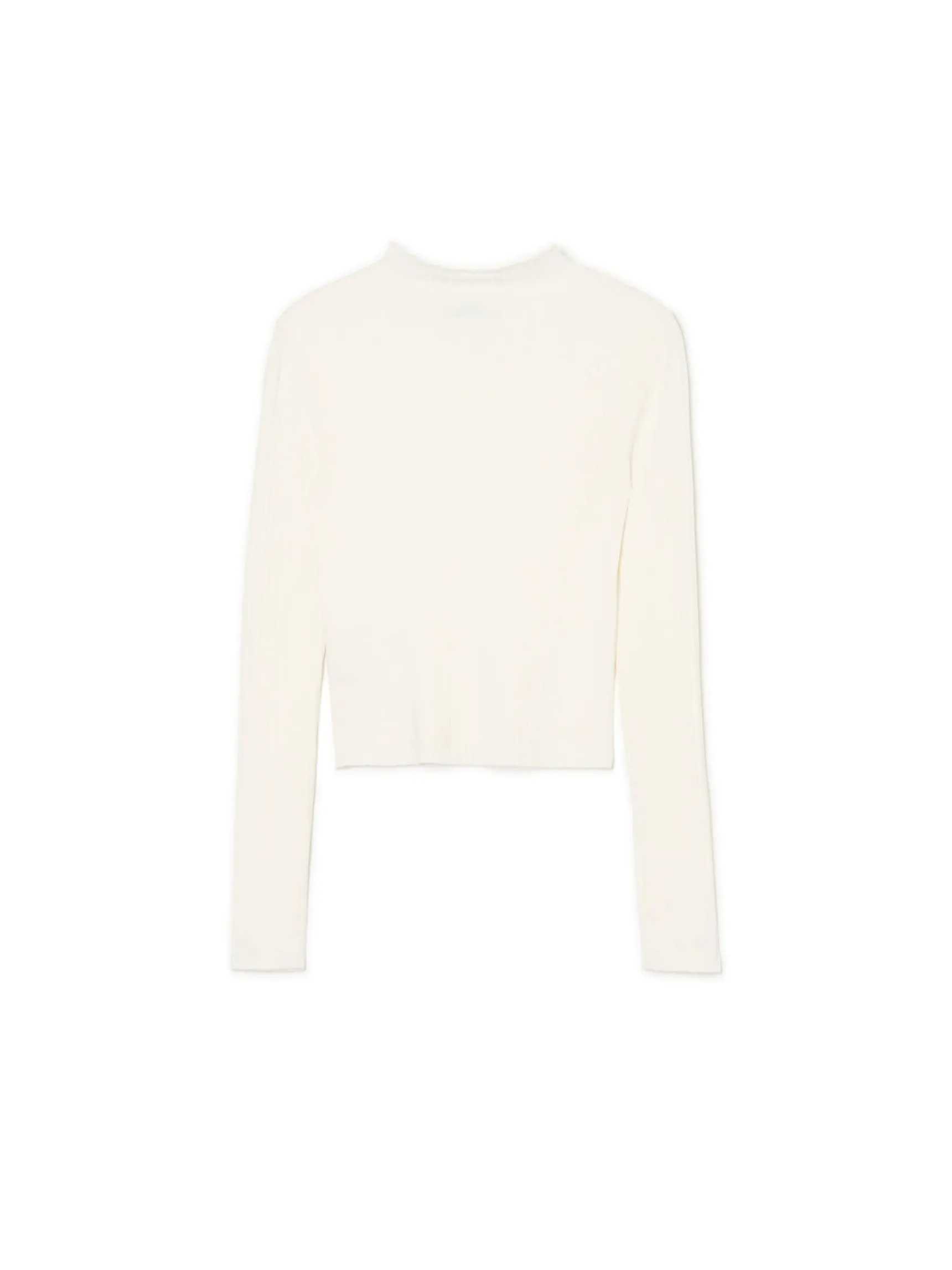 Sale Cropp sweter z półgolfem kremowy