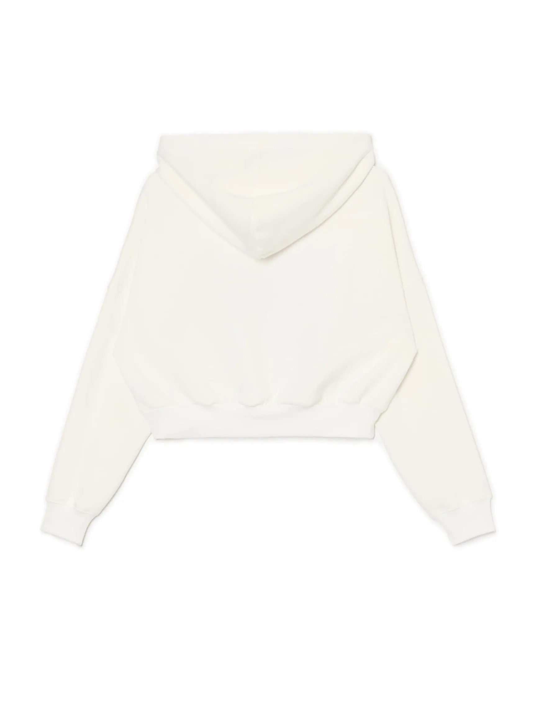 Fashion Cropp Krótka bluza ze spranym nadrukiem kremowy