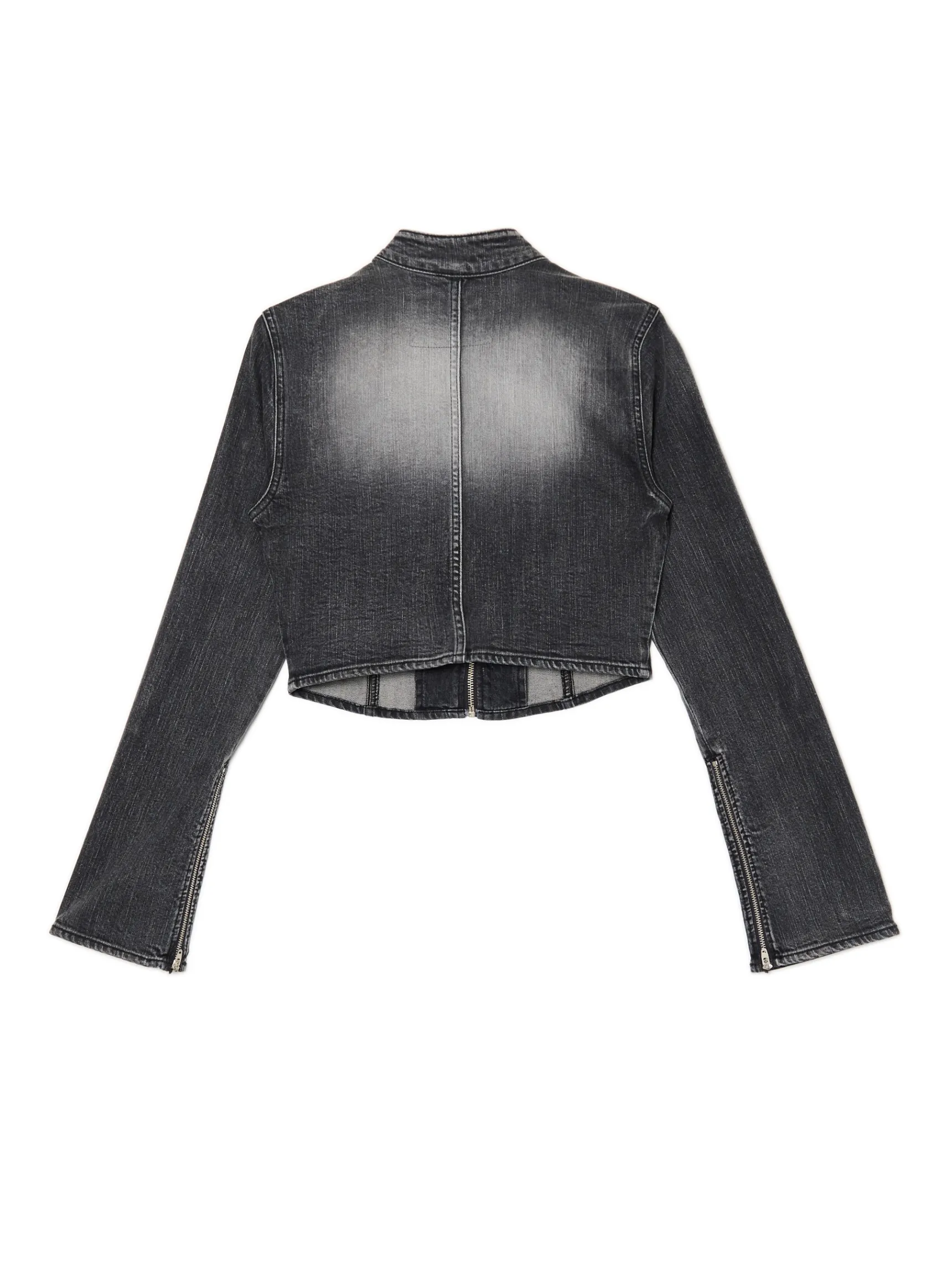Discount Cropp Krótka jeansowa kurtka czarny