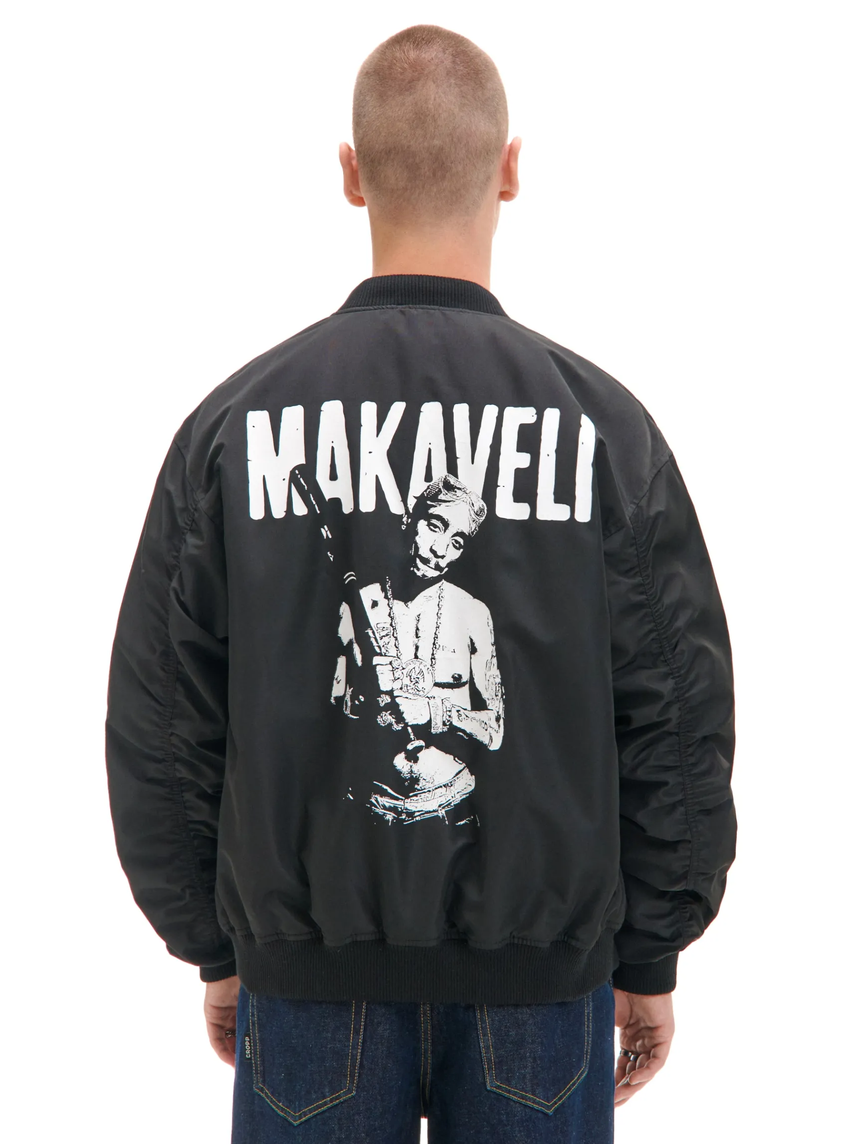 New Cropp Kurtka bomber 2 Pac czarny