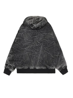 Outlet Cropp Kurtka bomber typu hoodie czarny