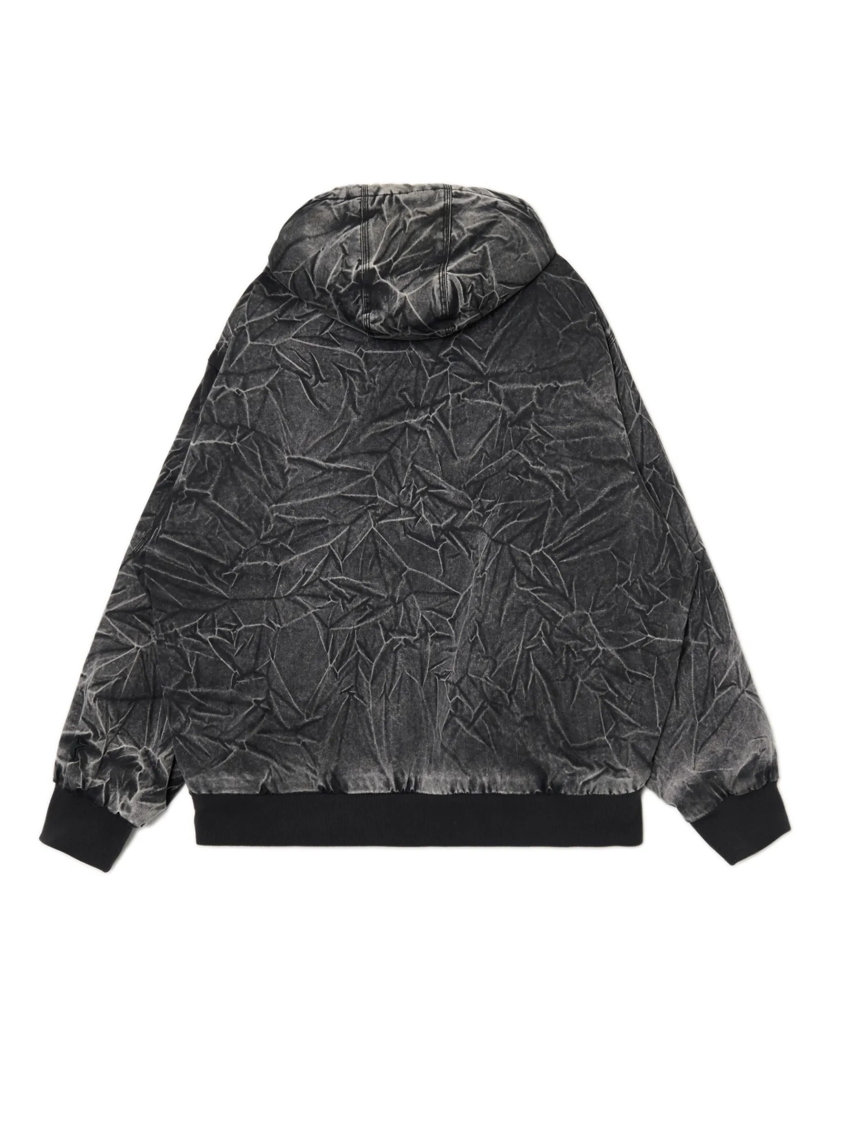 Outlet Cropp Kurtka bomber typu hoodie czarny