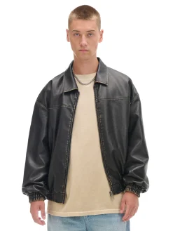 Sale Cropp Kurtka bomber w stylu vintage brązowy
