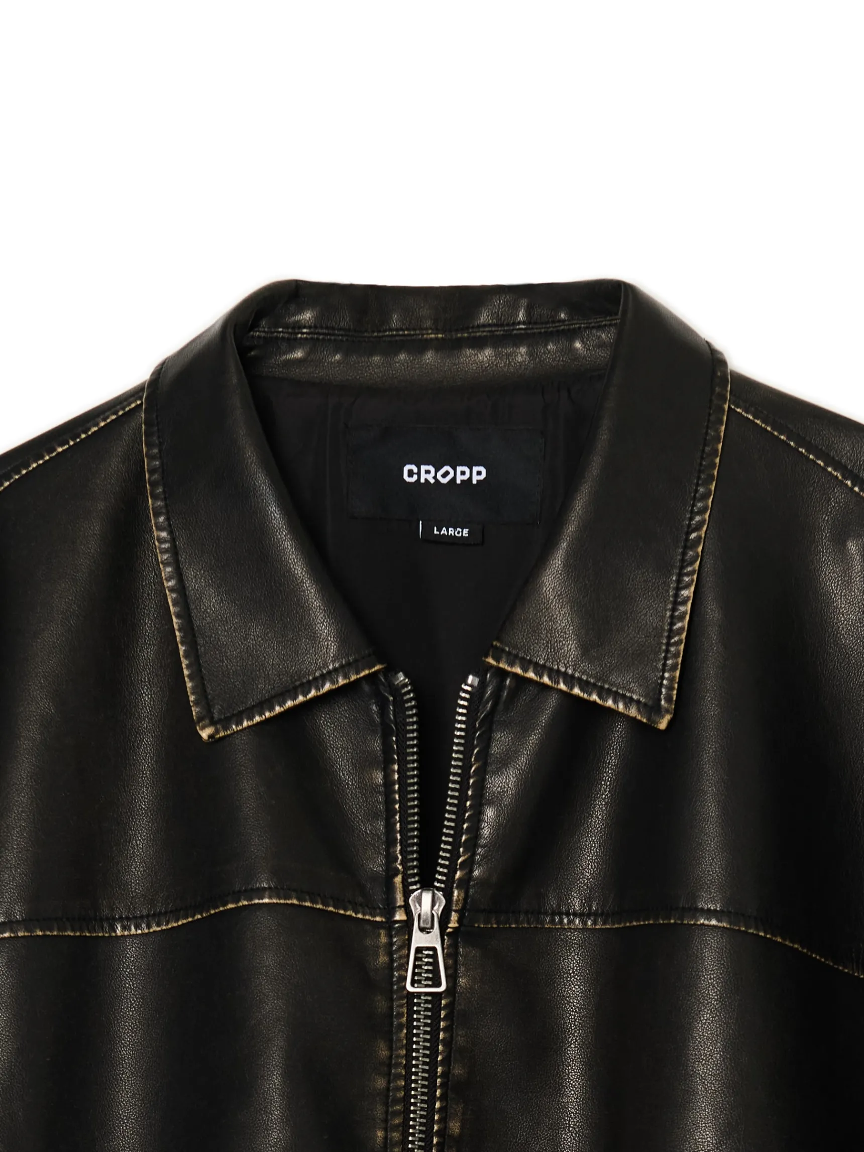 Sale Cropp Kurtka bomber w stylu vintage brązowy