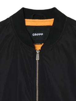 Best Cropp Kurtka bomber z kieszenią na rękawie czarny