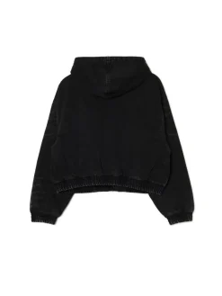 Clearance Cropp Kurtka jeansowa z efektem sprania szary