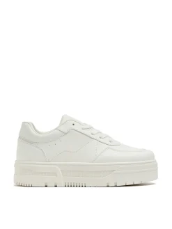 New Cropp Lekkie białe sneakersy biały