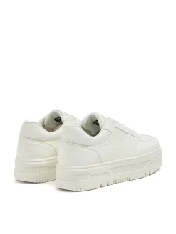 New Cropp Lekkie białe sneakersy biały