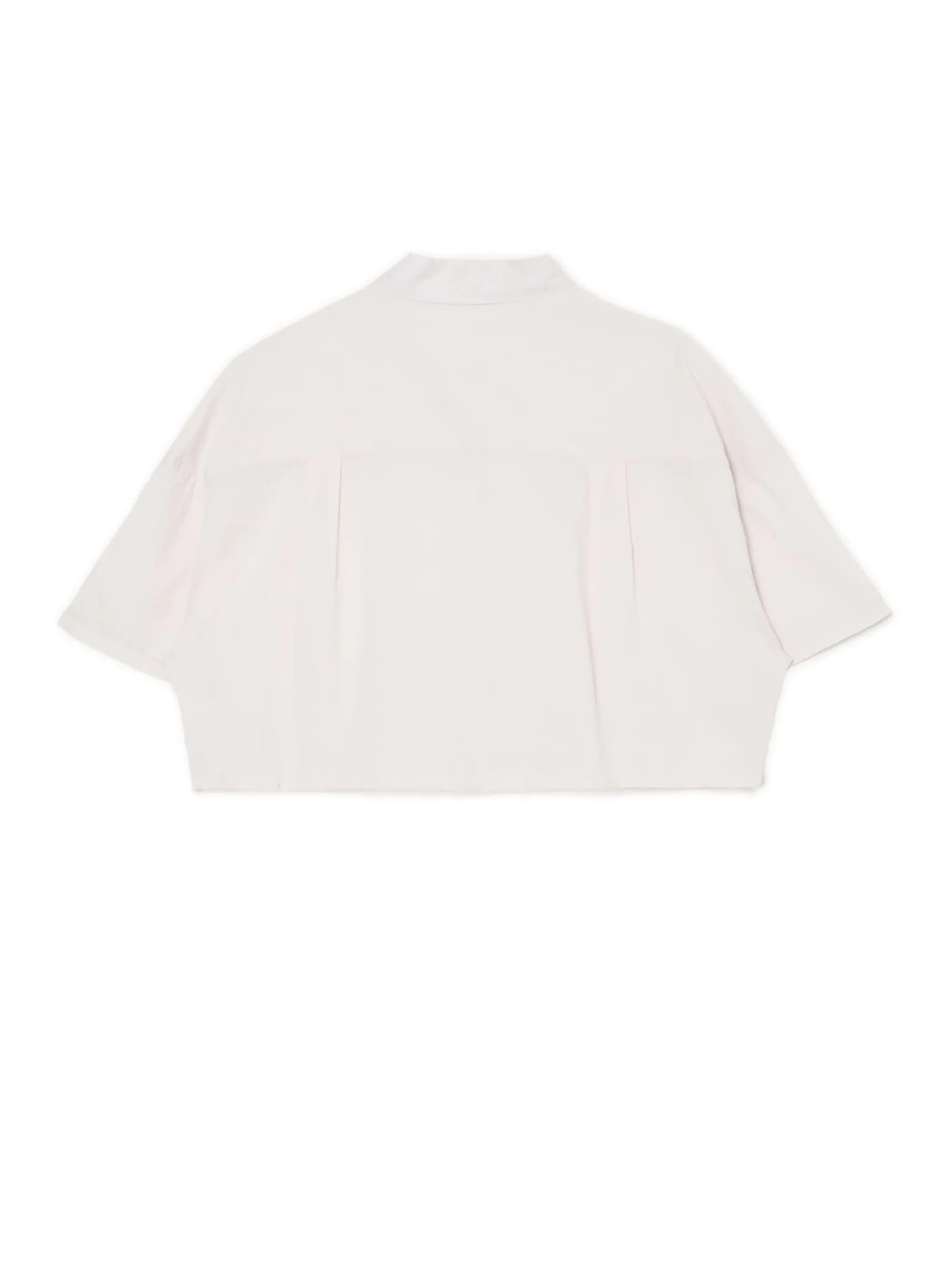 Online Cropp Luźna kremowa koszula crop kremowy
