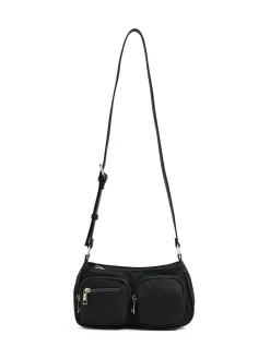 Sale Cropp Mała czarna torebka crossbody czarny